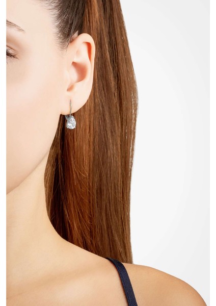 Damla Kesim 18 Ayar Beyaz Altın Kaplama Gümüş Küpe fiyatları