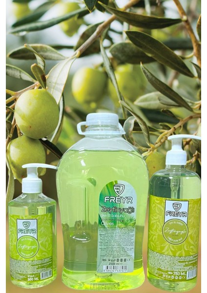 Sıvı El Sabunu 2500ML-750ML-500ML Nemlendiricili-Ekstra Zeytinyağ Parfümlü