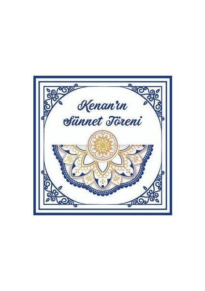 Sünnet Arka Fon Perde Branda Vinil Afiş 150 x 150 cm FON01