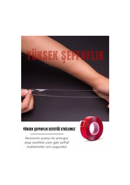 Çift Taraflı Bant Silikon Bant