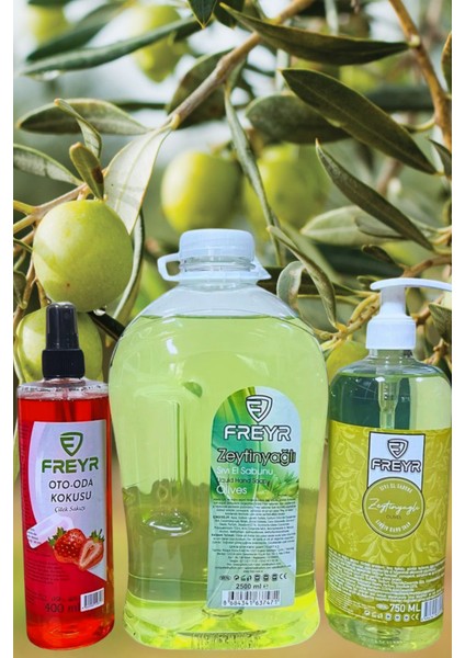 Sıvı El Sabunu 2500ML-750ML Nemlendiricili-Ekstra Zeytinyağ PARFÜMLÜ-400ML Oda Kokusu