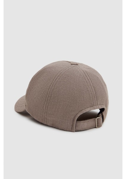 Bej Düz Şapka modelleri