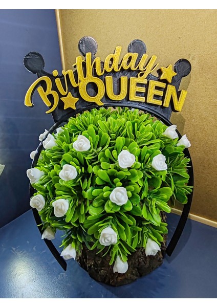 Birthday Queen Yazılı Taç