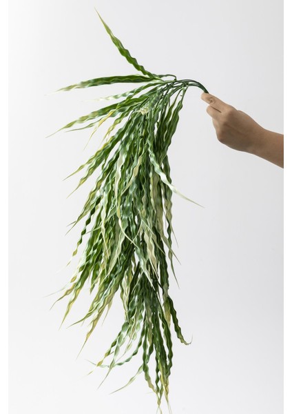 Yapay Sarmaşık Sazlık Yeşil Krem 90 cm 5 Dal