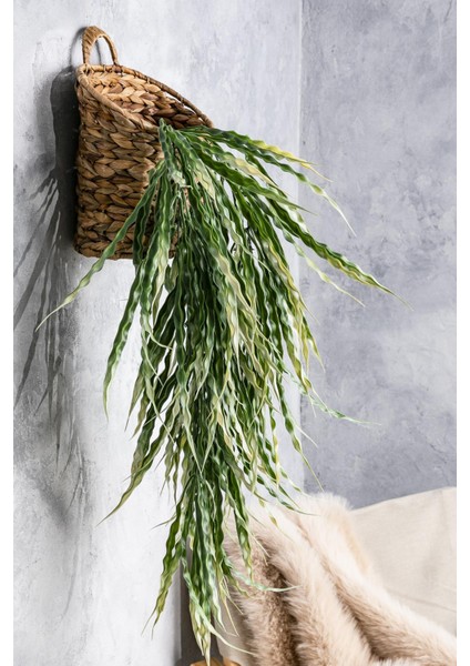 Yapay Sarmaşık Sazlık Yeşil Krem 90 cm 5 Dal