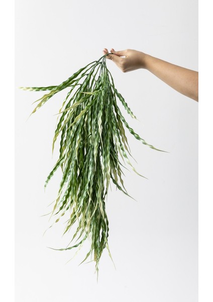 Yapay Sarmaşık Sazlık Yeşil Krem 90 cm 5 Dal