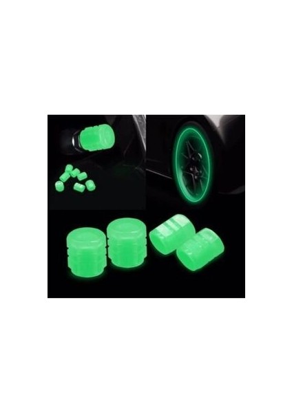 Yeşil Renk Fosforlu Sibop Kapağı 2 Adet Kapak