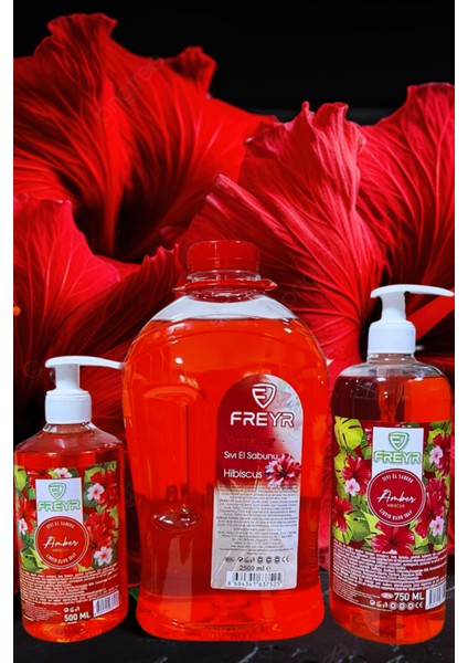 Sıvı El Sabunu 2500ml-750ml-500ml Nemlendiricili-Ekstra Amber Parfüm