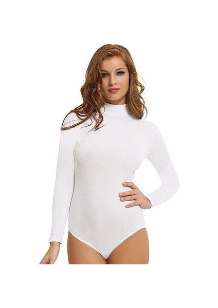 Nbb 2960 Uzun Kollu Boğazlı Çıtçıtlı Body