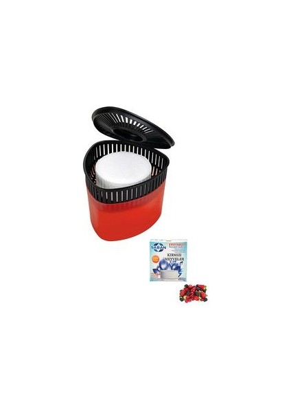 Evin Her Odasına Üçgen Nem Alıcı Aparat Kırmızı Meyveli 4 Adet Yedek Tabletleriyle 2X500 4 Adet