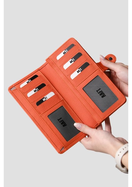 Twist 2323 Hakiki Deri Telefon Bölmeli Unisex Cüzdan