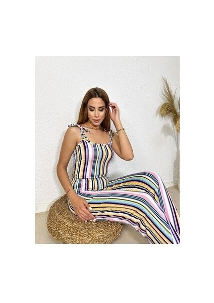 Kadın Lila Çizgili Yumuşak Kumaş Bağcıklı Pijama Takımı fiyatları
