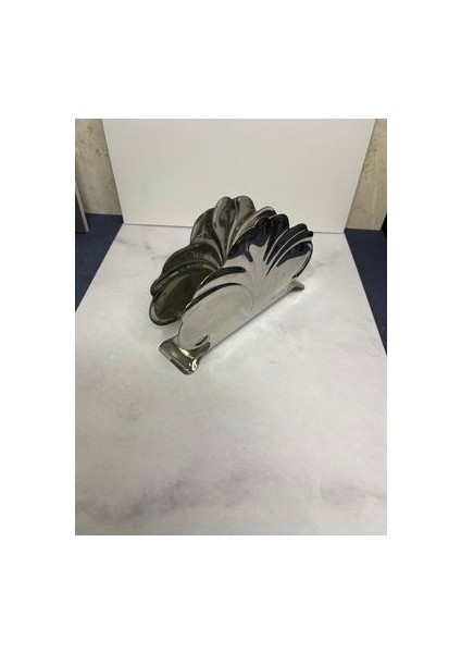 Lux Peçetelik Paslanmaz Çelik 12CM7,5 Gümüş Renk