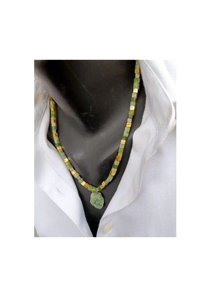 Doğal Taş Kolye Yeşim&lav Taşı fiyatları