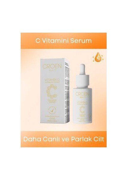 C Vitamini Leke Karşıtı Aydınlatıcı Cilt Bakım Serumu 30 ml