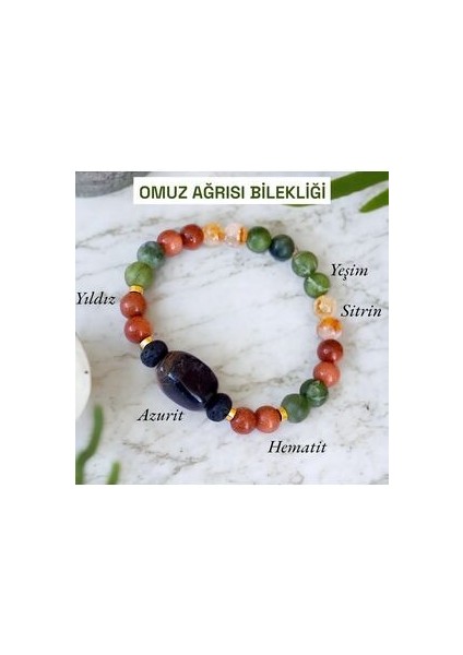 Omuz Ağrısı Doğaltaş Bileklik