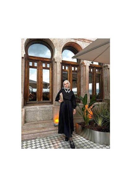 Henza Piliseli Tesettür Etek