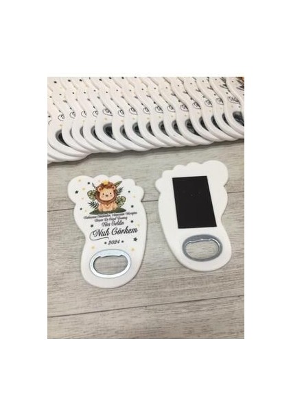 30 Adet Ayak Magnet Açacak Yeni Doğan, Doğum Günü, Sünnet, Nişan, Söz, Düğün Hediyelik