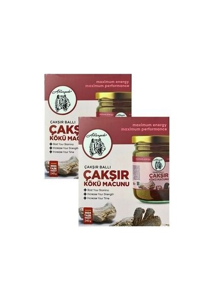 Çakşır Otu Macunu 2 Kutu * 240 G Çakşır Kökü Macunu