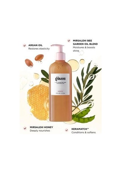 Honey Infused Hair Wash-Argan Yağ ve Bal Içerikli Yoğun Nemlendirici Parlaklık Verici Şampuan 330ML fiyatları