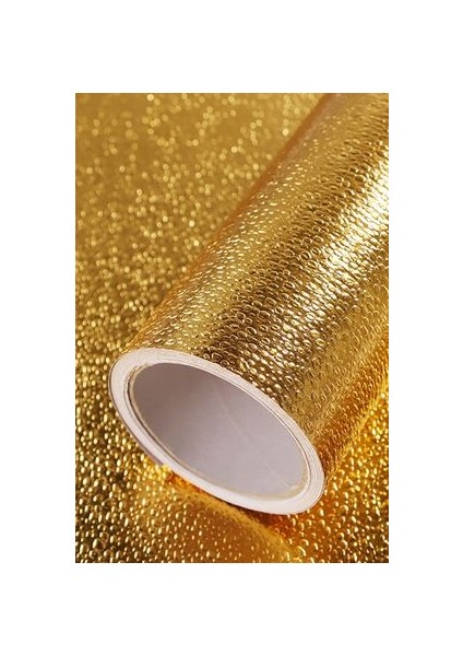 Tahtakale toptan ticaret marka Yapışkanlı Gold Mutfak Tezgah Folyosu 1m x 40CM Modern Tasarım Kolay Uygulanabilir Folyo indirimleri