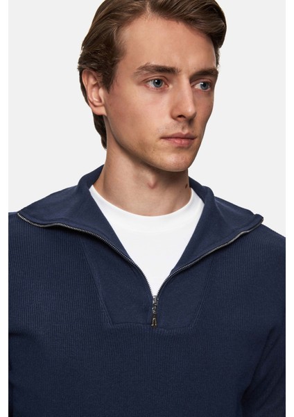 Slim Fit Lacivert Kazak fiyatları