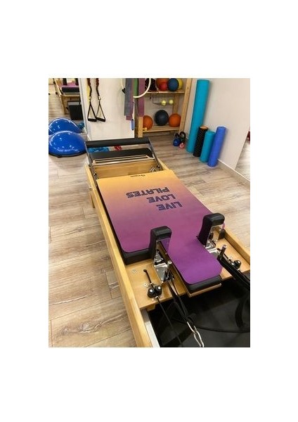 Lila Sarı Pilates Reformer Mat ( Pilates Matı )