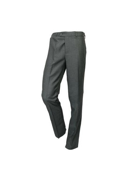 Erkek Lise Esnek Likralı Bilek Boy Okul Kumaş Pantolonu