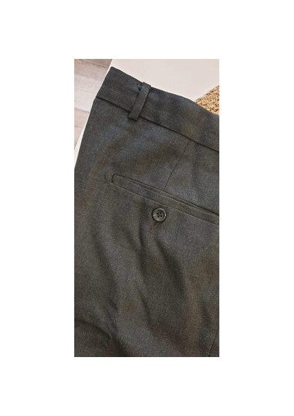 Erkek Lise Esnek Likralı Bilek Boy Okul Kumaş Pantolonu modelleri