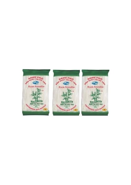 Pirinç Çubukları Vietnamese Rice Noodle 400 G x 3 Adet