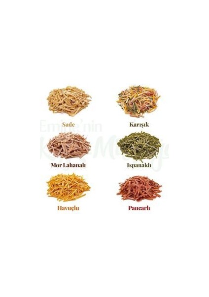 Ispanaklı Erişte - Yumurtalı Sebzeli Katkısız Erişte 500G indirimleri