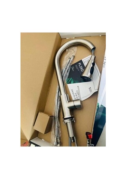 Inox Spiralli Mutfak Bataryası Inox Spiralli Mutfak Evye Bataryası. modelleri
