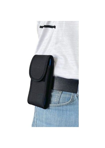 Kanvas Kumaş Cırt Cırt Kapaklı Kemere Takılan Telefon Kılıfı Telefon Bel Çantası