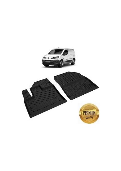 Peugeot Partner Panelvan Van Havuzlu Paspas Kapalı Kasa Ön Iki Parça 2019 2020 2021 2022 2023 2024 2025