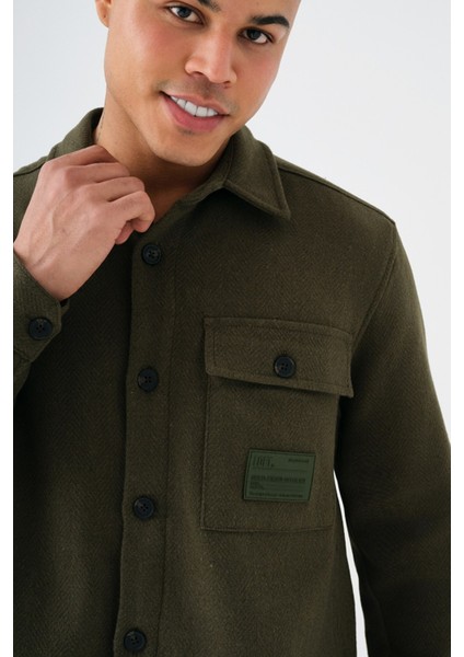 Haki Erkek Gömlek LF2036908 LF2036908013 modelleri