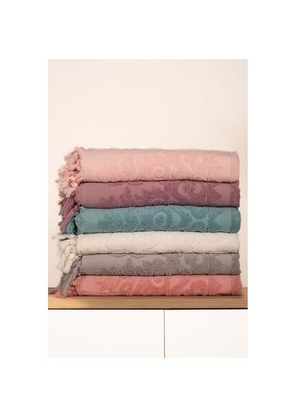 Saçaklı Banyo Havlusu 6lı Set