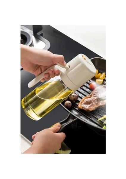 Püskürtmeli Sprey Yağdanlık Cam Şişe 550ML Airfryer Sprey Yağlık Sirkelik fiyatları