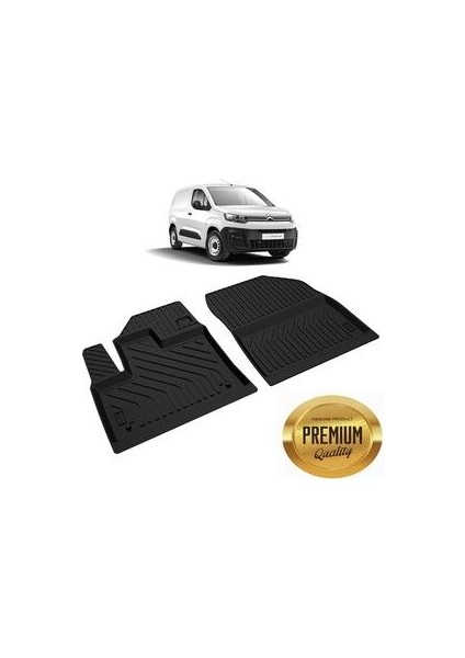 Citroen Berlingo Panelvan Van Havuzlu Paspas Ön Iki Parça 2019 2020 2021 2022 2023 2024 2025