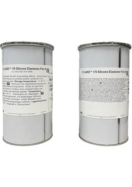 Sylgard 170 Hızlı Kürlenen Silikon Elastomer 2 kg
