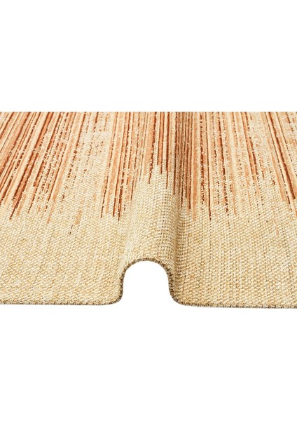 Eko Brooklyn Hasır Görünümlü Kaymaz Renkli Dokuma Modern Kilim BRK02