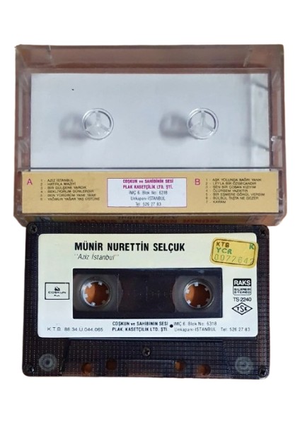 Münir Nurettin Selçuk * Aziz Istanbul * Kaset