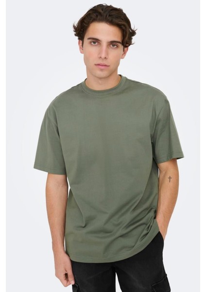 Onsfred Lıfe Rlx Ss Tee Noos Yeşil fırsatları