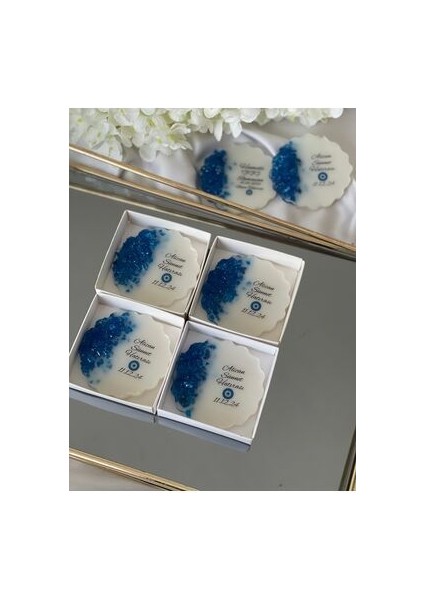 Mavi Taşlı Papatya Magnet 20ADET fiyatları