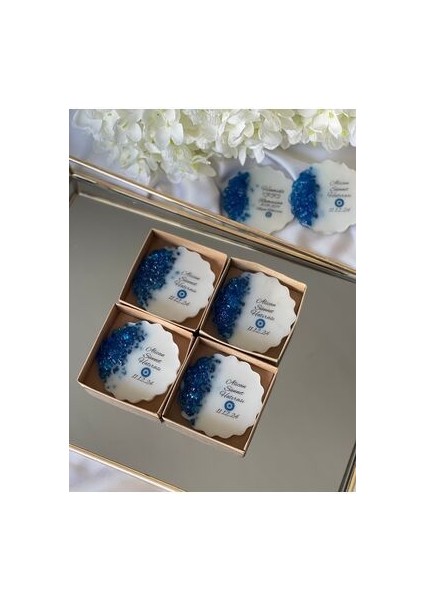 Mavi Taşlı Papatya Magnet 20ADET fırsatları