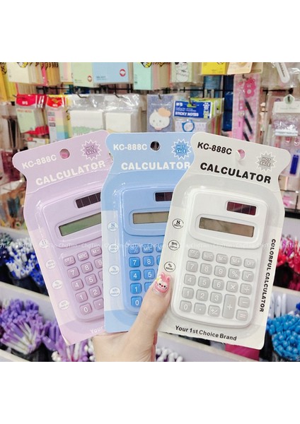 Mini Hesap Makinesi KC-888 – Renkli ve Pratik Tasarım
