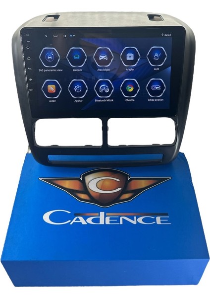 Fiat Doblo 2010-2014 Cadence 6-128 (Sim Kartlı) 360 Cam Destekli Pro Oem Multimedia