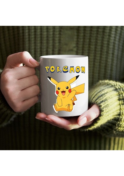 Pokemon Pikachu Tasarımlı Kupa Bardak