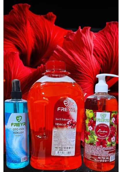 Sıvı El Sabunu 2500ml-750ml Nemlendiricili-Ekstra Amber Parfüm-400ml Oda Kokusu