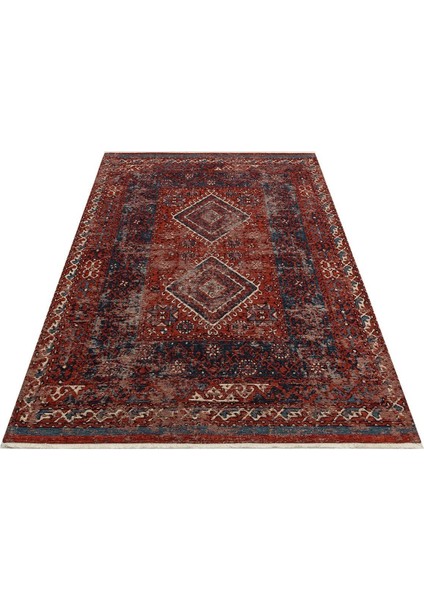 Eko Anadolu Antik Desenli Yıkanabilir Kaymaz Tabanlı Etnik Kilim AND02