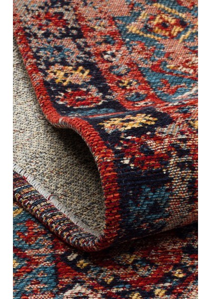 Eko Anadolu Antik Desenli Yıkanabilir Kaymaz Tabanlı Etnik Kilim AND04 modelleri